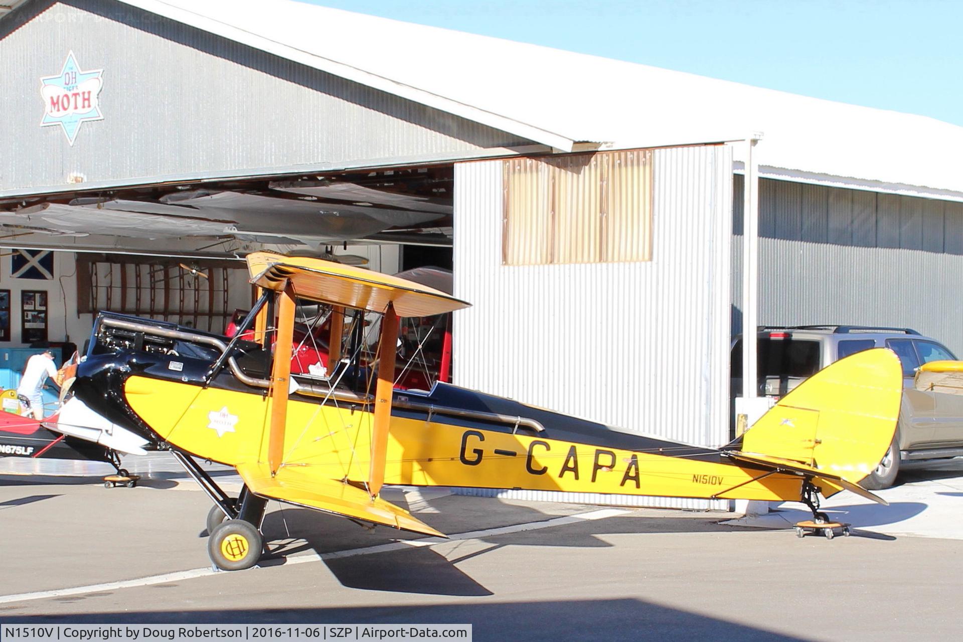 N1510V, 1928 De Havilland DH.60G Gipsy Moth C/N 506, 1948 DeHavilland DH-60G GIPSY MOTH, DeHavilland Grp.3 II inverted in-line air-cooled 120 Hp, Rebuilt and long registered as a 1948 aircaft.