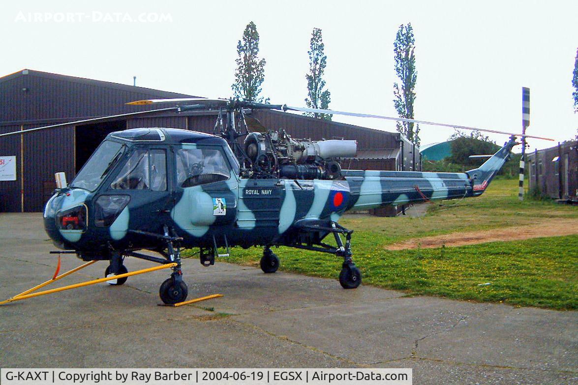G-KAXT, 1967 Westland Wasp HAS.1 C/N F9669, Westland Wasp HAS.1 [F.9669] (Kennet Aviation) North Weald~G 19/06/2004