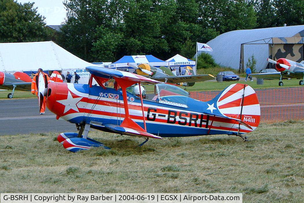 G-BSRH, 1964 Pitts S-1C Special C/N LS-2, Pitts S-1C Special [LS-2] North Weald~G 19/06/2004. Also wears former American registration N4111.