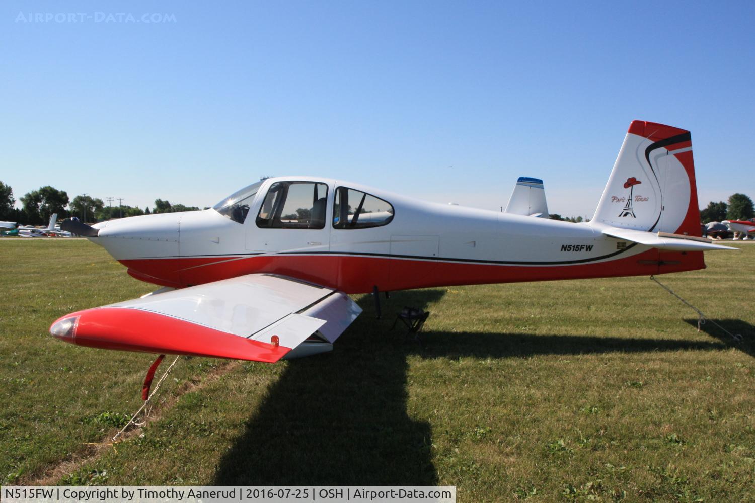 N515FW, 2008 Vans RV-10 C/N 40515, 2008 Vans RV-10, c/n: 40515