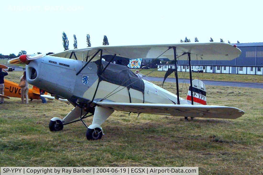 SP-YPY, Tatra T-131PA Jungmann C/N Not found SP-YPY, Historic Aircraft Service T.131PA Jungmann [103] North Weald~G 19/06/2004