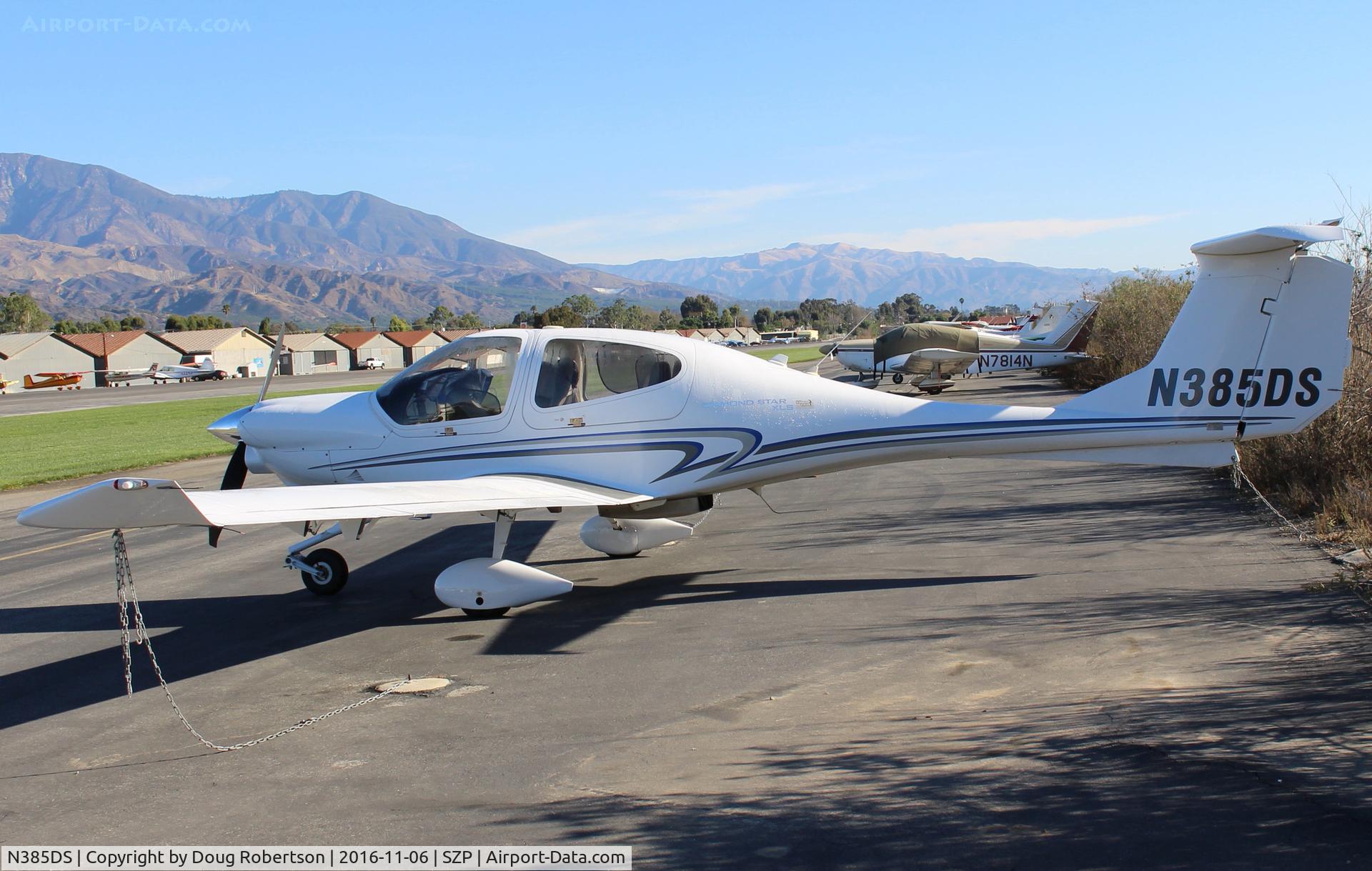 N385DS, Diamond DA-40 XLS Diamond Star C/N 40.1038, Diamond Aircraft Inds. DA-40-XLS DIAMOND STAR, Lycoming IO-360-M1A 180 Hp