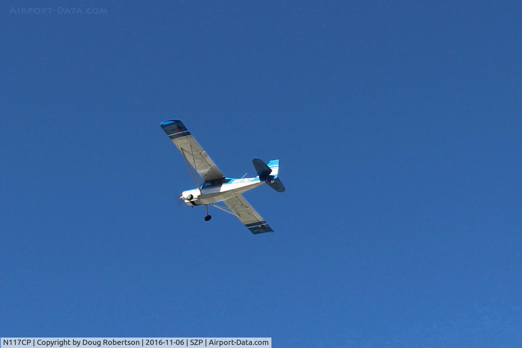 N117CP, American Champion 7GCBC Citabria C/N 1275-99, 1999 American Champion 7GCBC CITABRIA, Lycoming O-320 150 Hp, takeoff climb Rwy 22