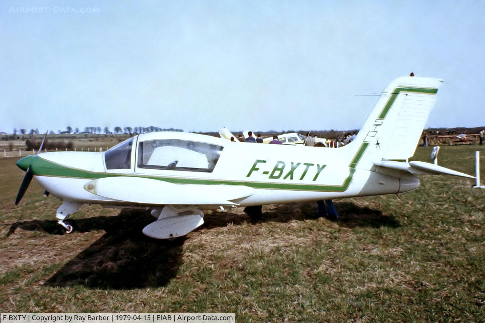 F-BXTY, Socata MS-893E Rallye 180GT C/N 12675, Socata MS.892E Rallye 150ST [12675] Abbeyshrule~EI 15/04/1979. From a slide.