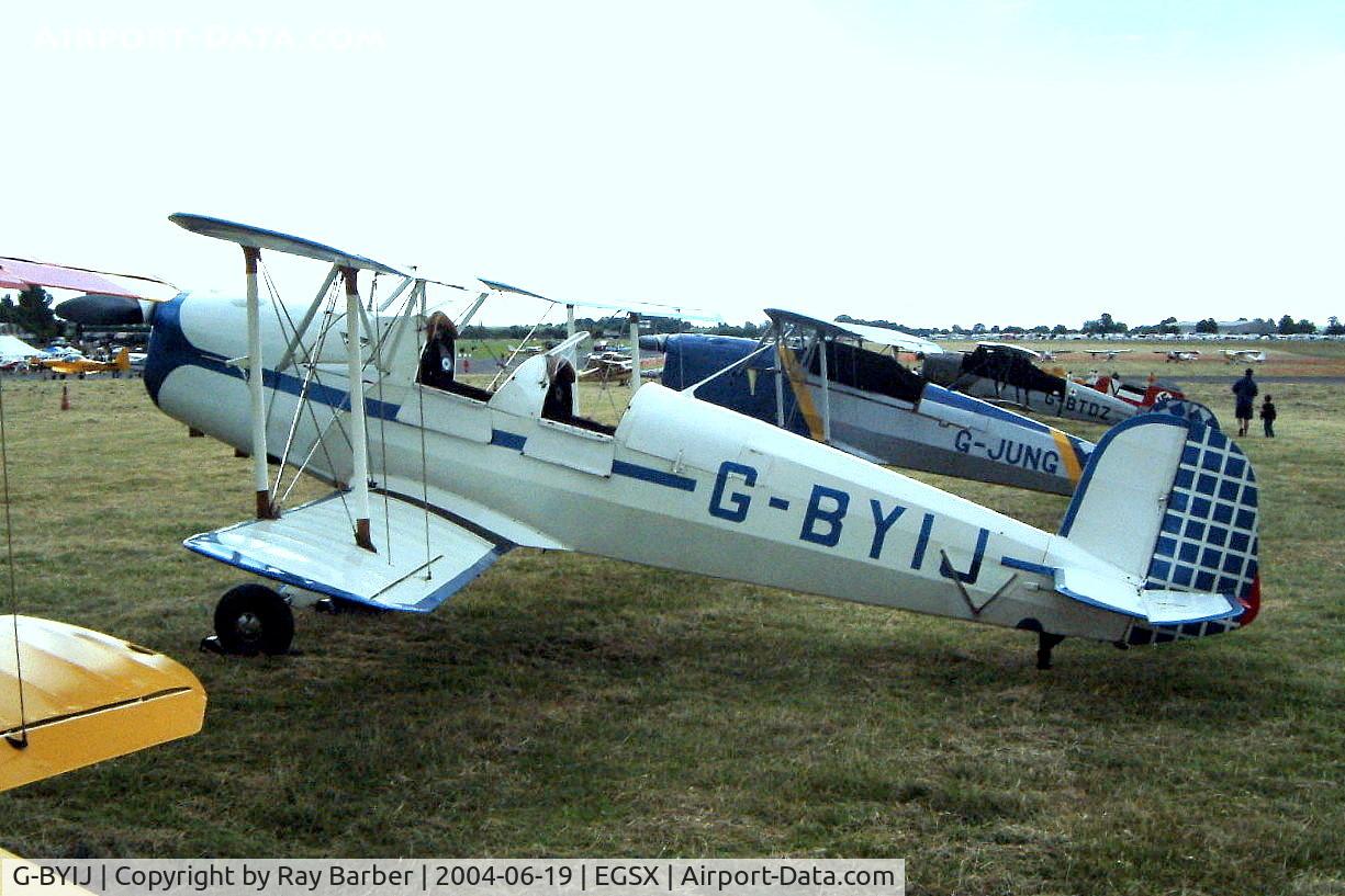 G-BYIJ, 1954 CASA 1-131E Series 2000 C/N 2110, CASA 1.131E Jungmann [2110] North Weald~G 19/06/2004