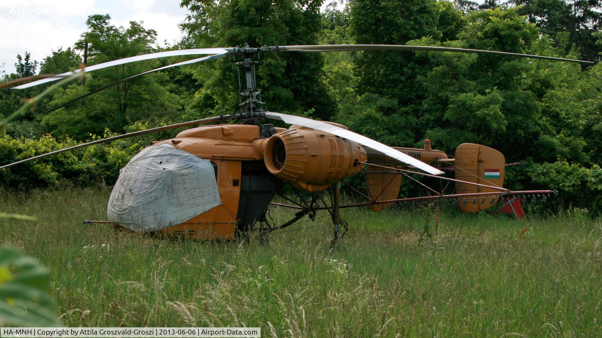 HA-MNH, 1975 Kamov Ka-26 Hoodlum C/N 7505010, Balatonlelle-Rádpuszta agricultural place, Hungary