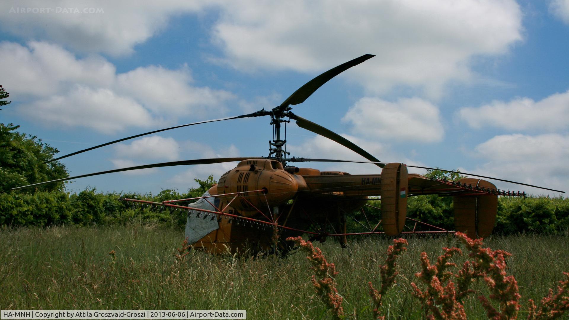 HA-MNH, 1975 Kamov Ka-26 Hoodlum C/N 7505010, Balatonlelle-Rádpuszta agricultural place, Hungary