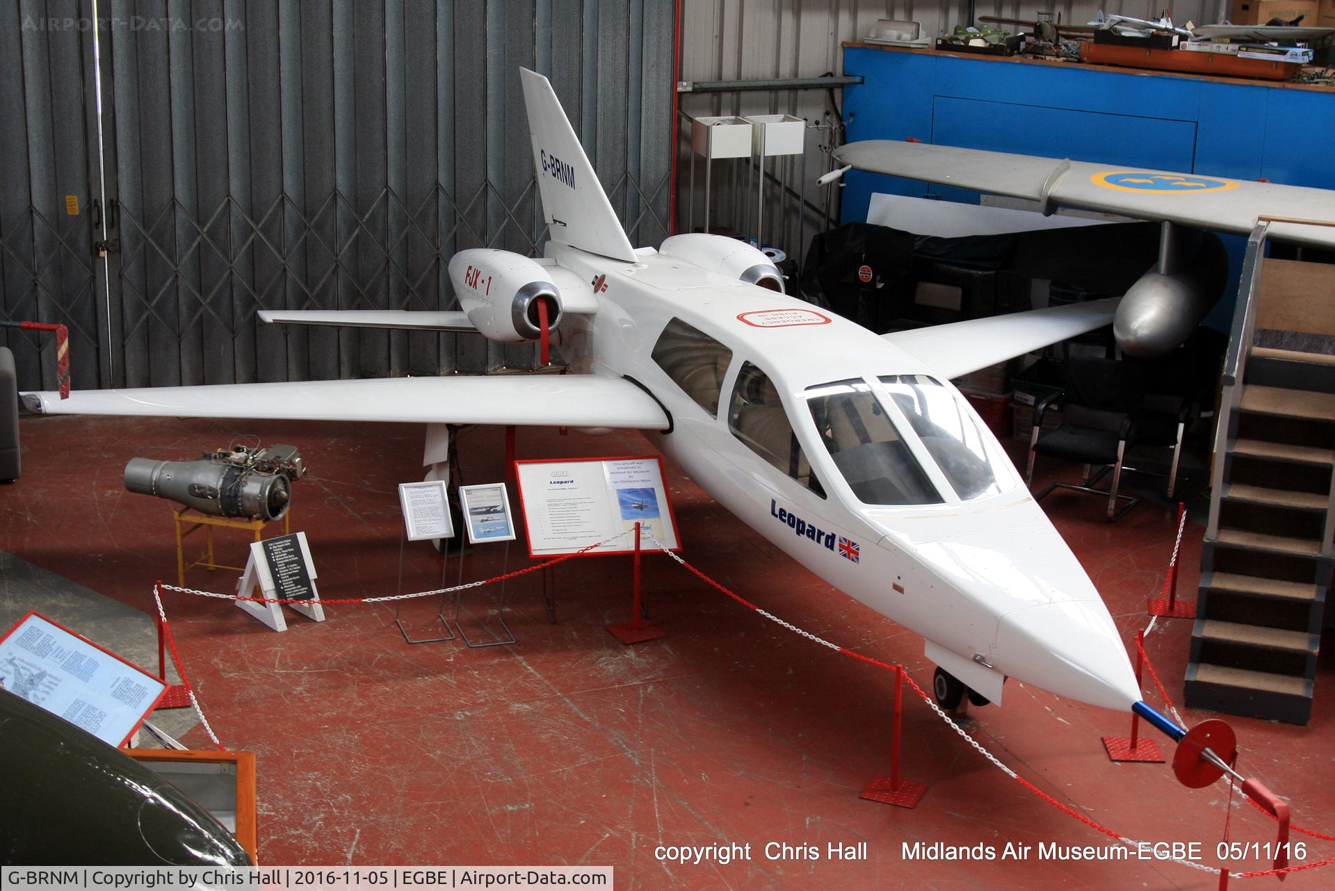 G-BRNM, 1989 Chichester-Miles Leopard C/N 002, preserved at the Midland Air Museum