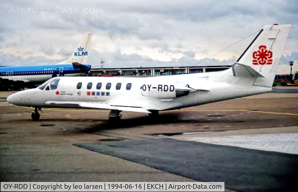 OY-RDD, 1989 Cessna 550 Citation II C/N 550-0621, Copenhagen 16.6.94