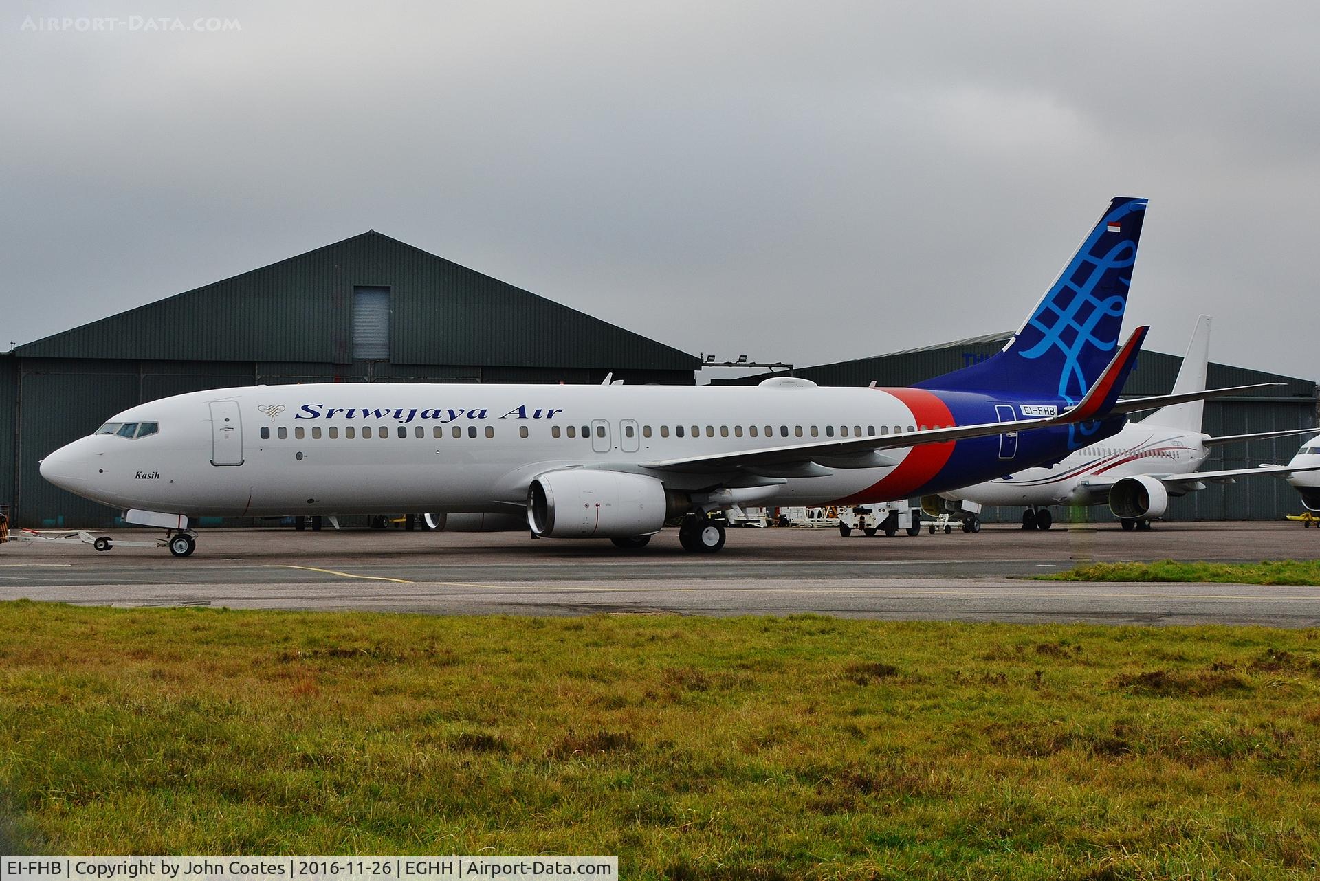 EI-FHB, 2008 Boeing 737-8Q8 C/N 35283, Now in Sriwijaya Air livery