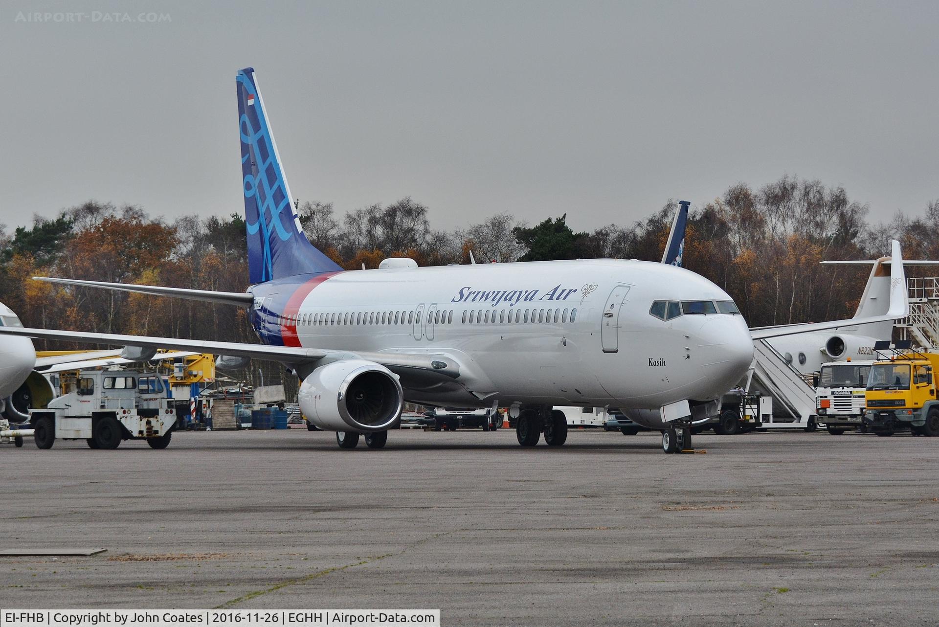 EI-FHB, 2008 Boeing 737-8Q8 C/N 35283, Just painted at Airbourne Colours to Sriwijaya Air livery