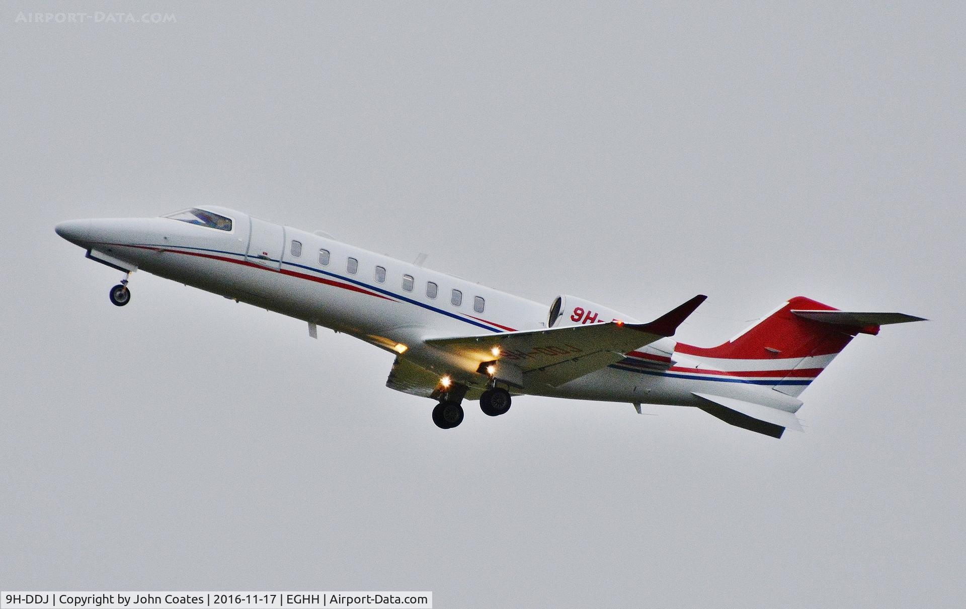 9H-DDJ, 2014 Learjet 75 C/N 45-494, Departing after a very early morning visit