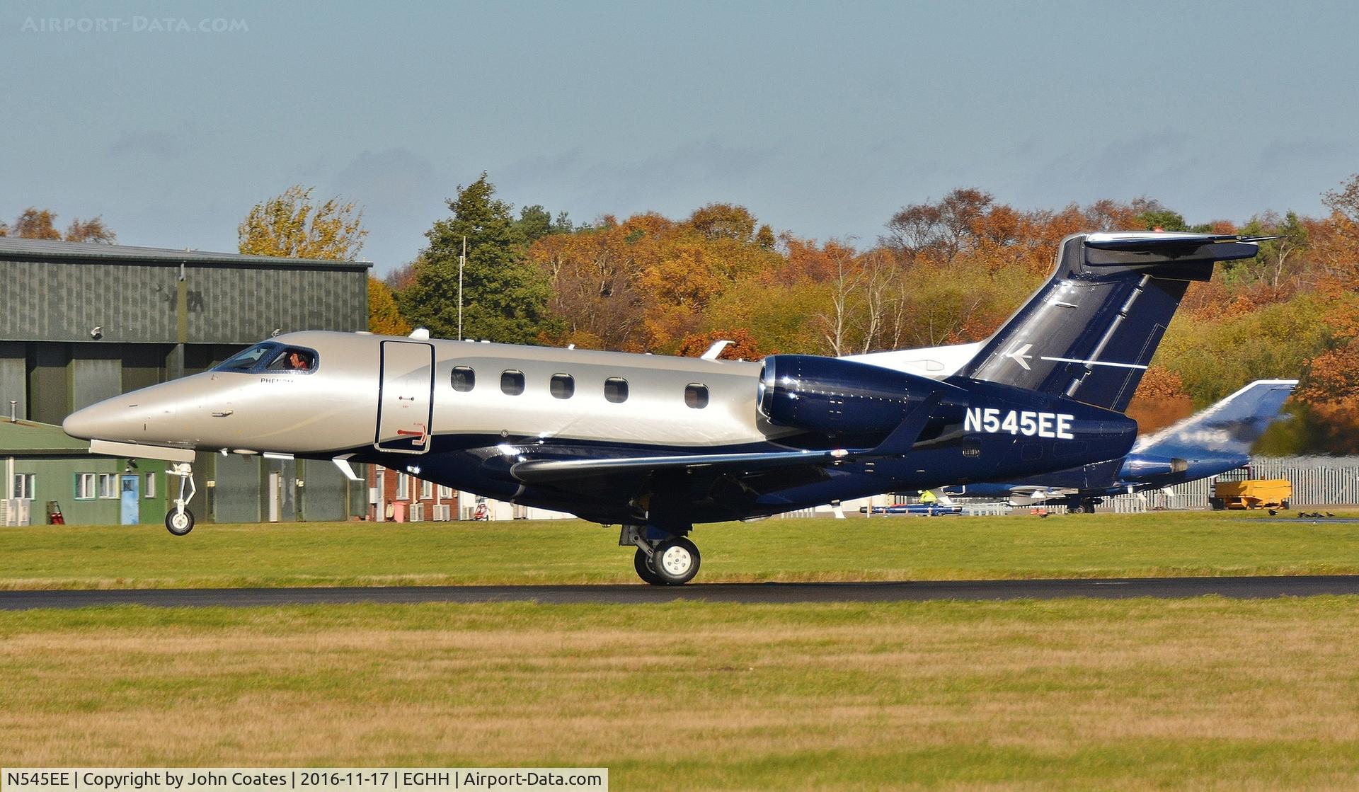 N545EE, 2016 Embraer EMB-505 Phenom 300 C/N 50500345, Training from Oxford
