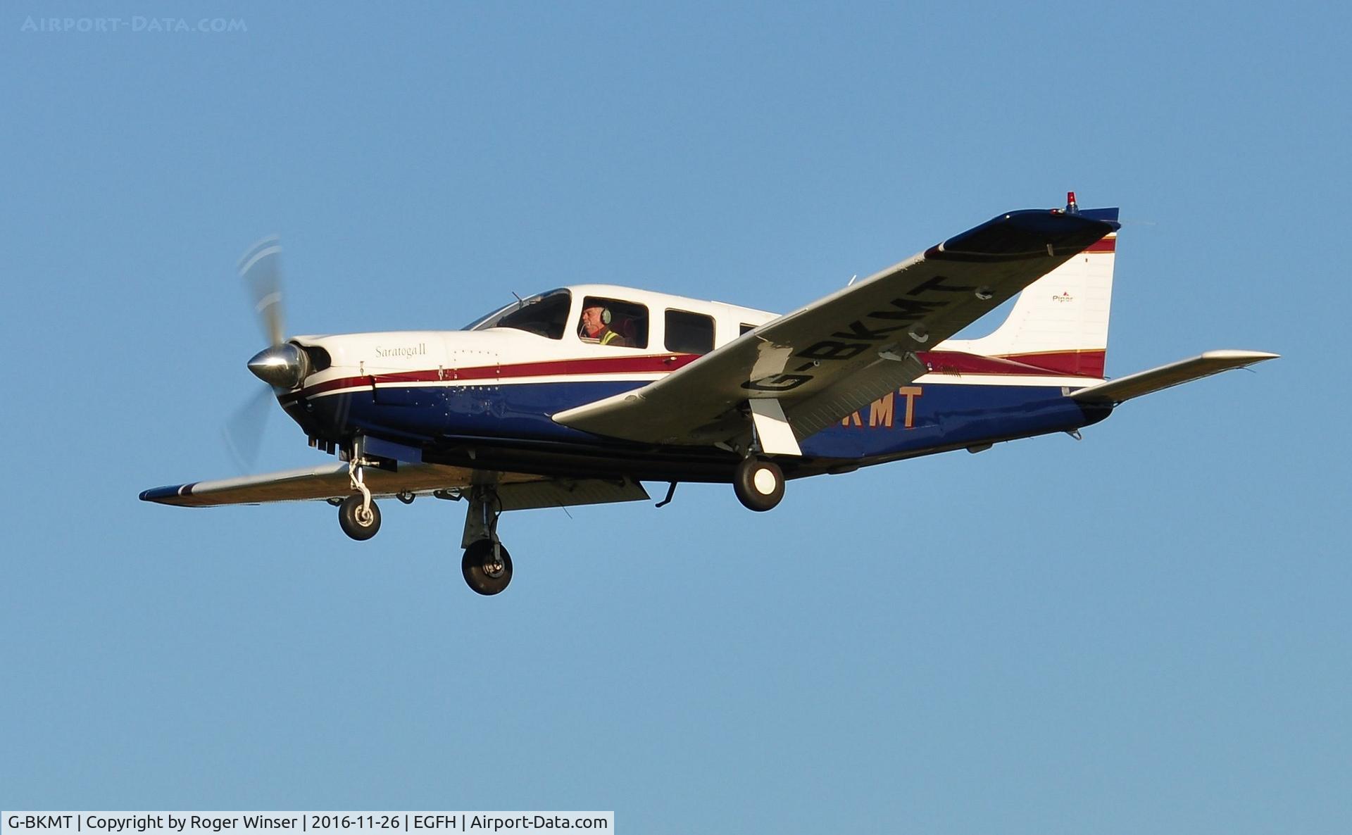 G-BKMT, 1981 Piper PA-32R-301 Saratoga SP C/N 32R-8213013, Resident Saratoga II.