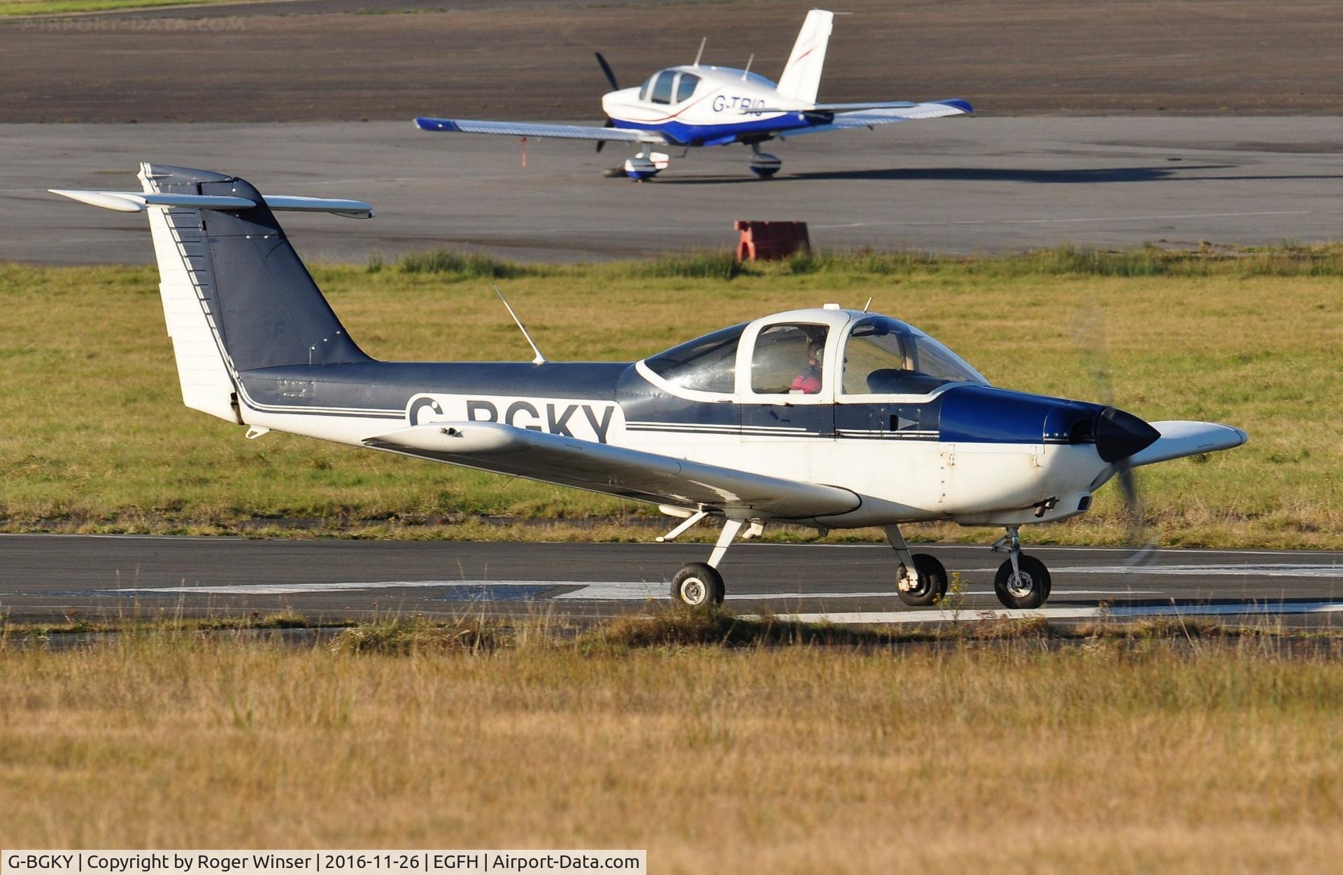 G-BGKY, 1978 Piper PA-38-112 Tomahawk Tomahawk C/N 38-78A0737, Resident Tomahawk operated by Cambrian Flying Club.