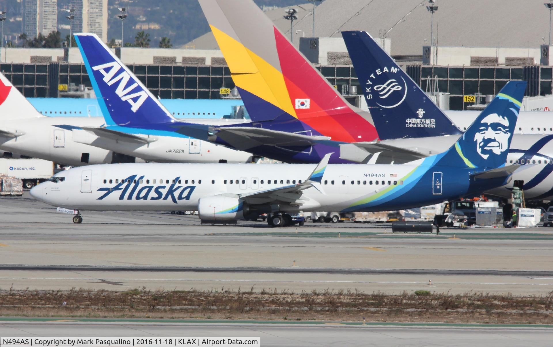 N494AS, 2016 Boeing 737-990/ER C/N 41729, Boeing 737-900ER