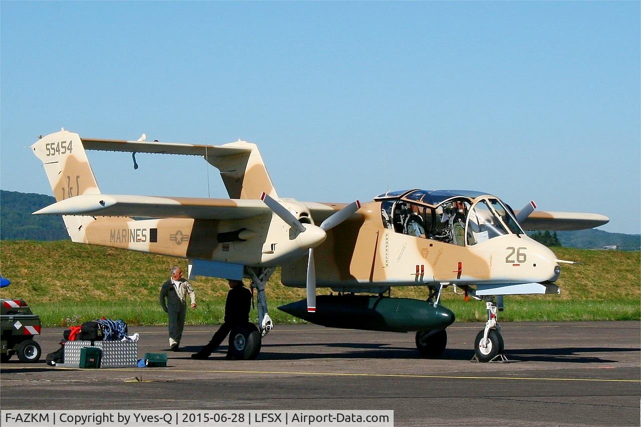 F-AZKM, 1971 North American OV-10B Bronco C/N 338-9 (305-65), North American OV-10B Bronco, Static display, Luxeuil-St Sauveur Air Base 116 (LFSX) Open day 2015
