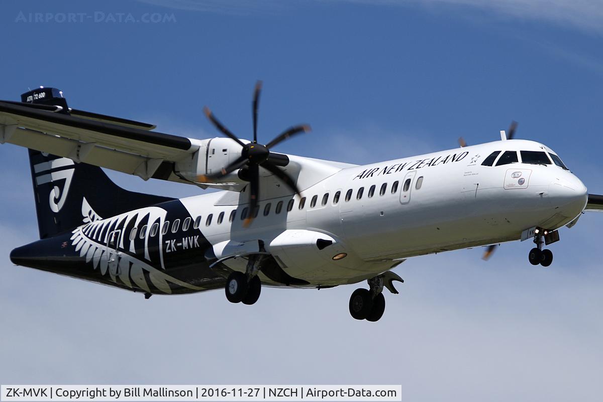 ZK-MVK, 2016 ATR 72-600 (72-212A) C/N 1330, NZ5062 from IVC