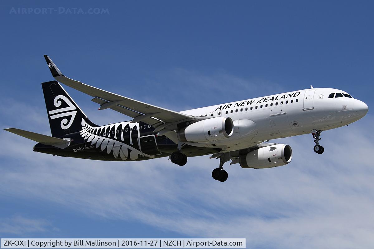 ZK-OXI, 2015 Airbus A320-232 C/N 6533, NZ525 from AKL
