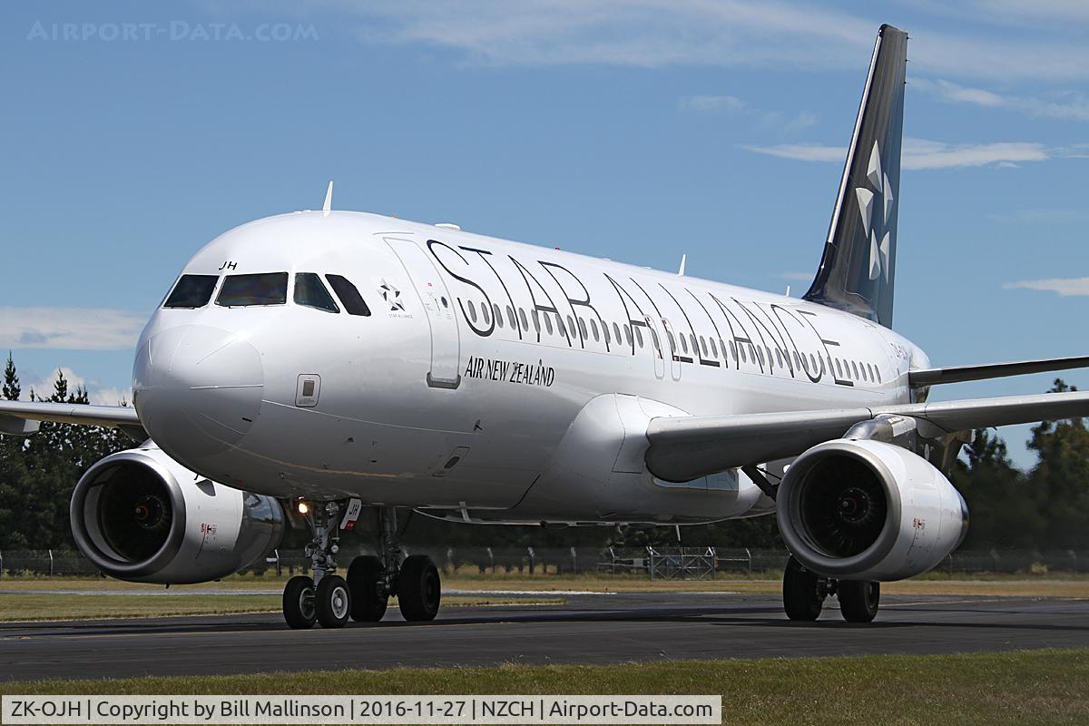 ZK-OJH, 2004 Airbus A320-232 C/N 2257, NZ898 from MEL