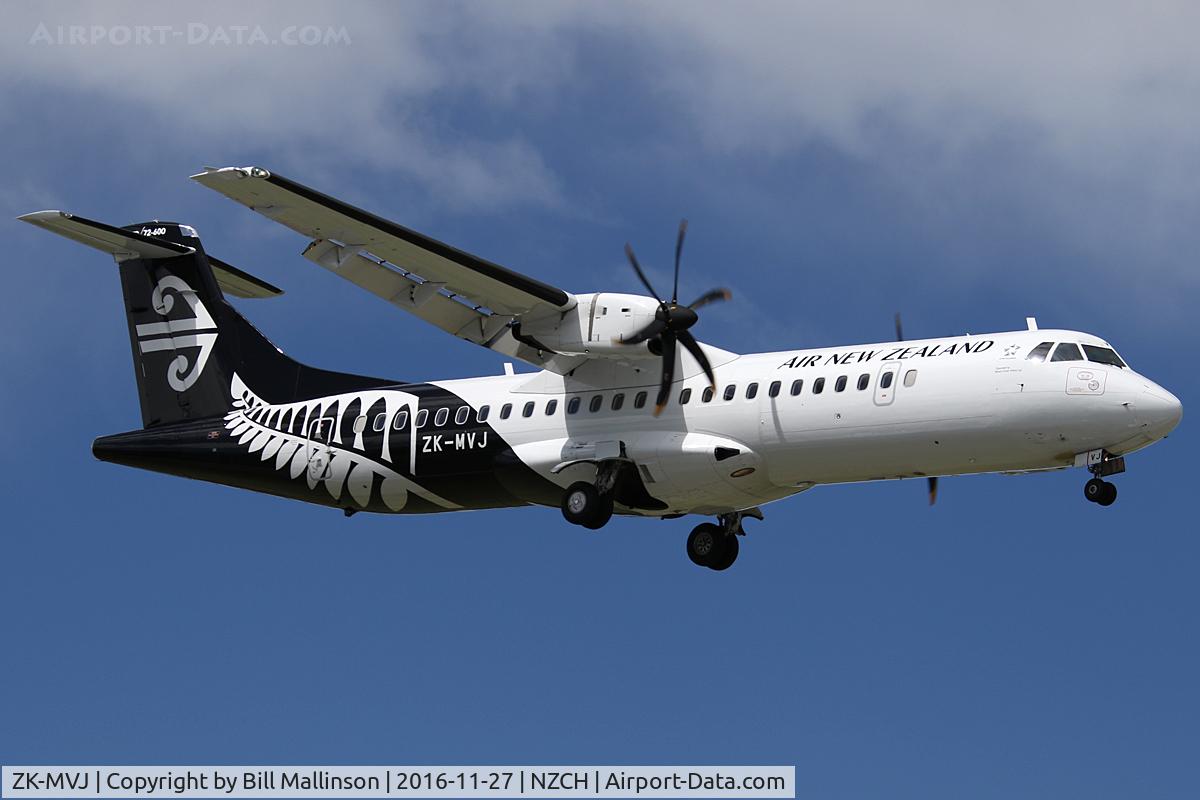 ZK-MVJ, 2016 ATR 72-600 (72-212A) C/N 1319, NZ5845 from NSN