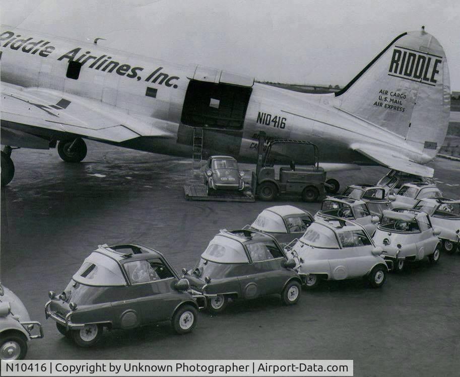 N10416, 1956 Curtiss C-46A Commando C/N 33264, Found while looking for pictures of BMW Isettas