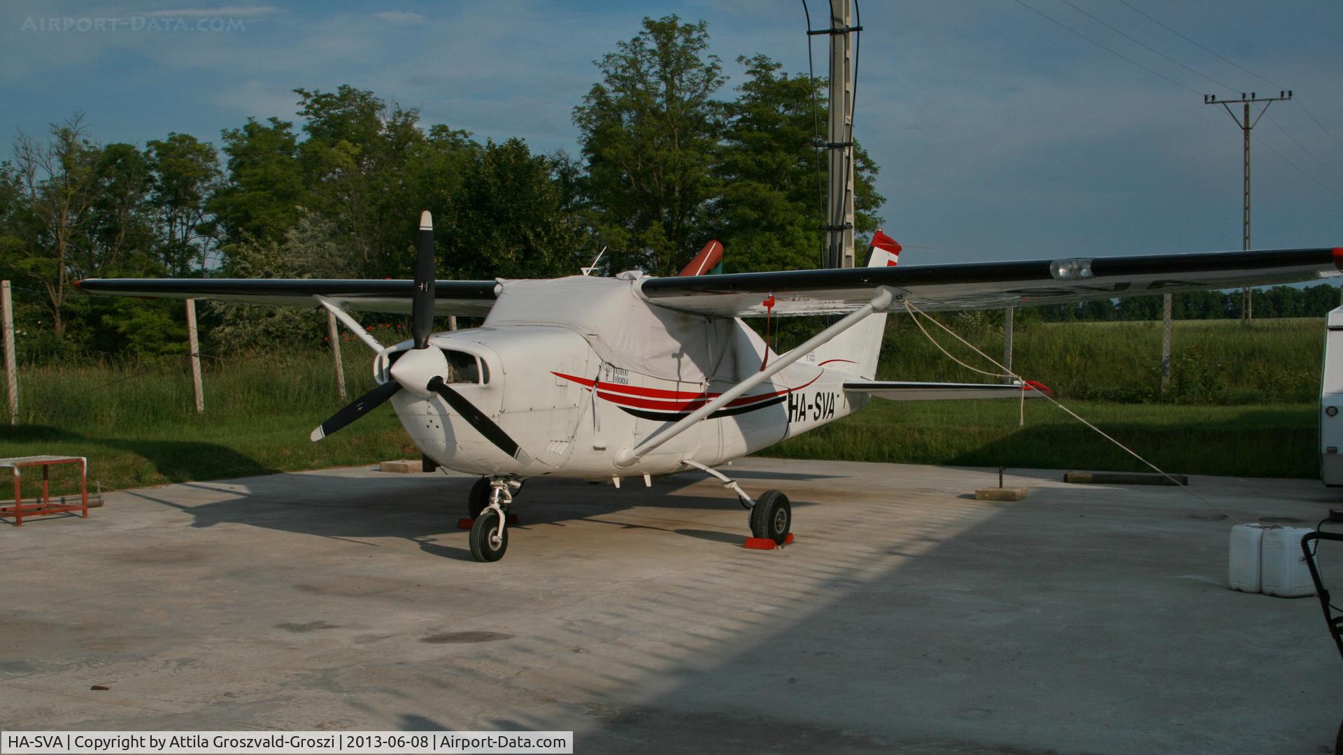 HA-SVA, 1971 Cessna TU206E C/N U20601615, Siófok-Kiliti, Papkutapuszta Airfield, Hungary