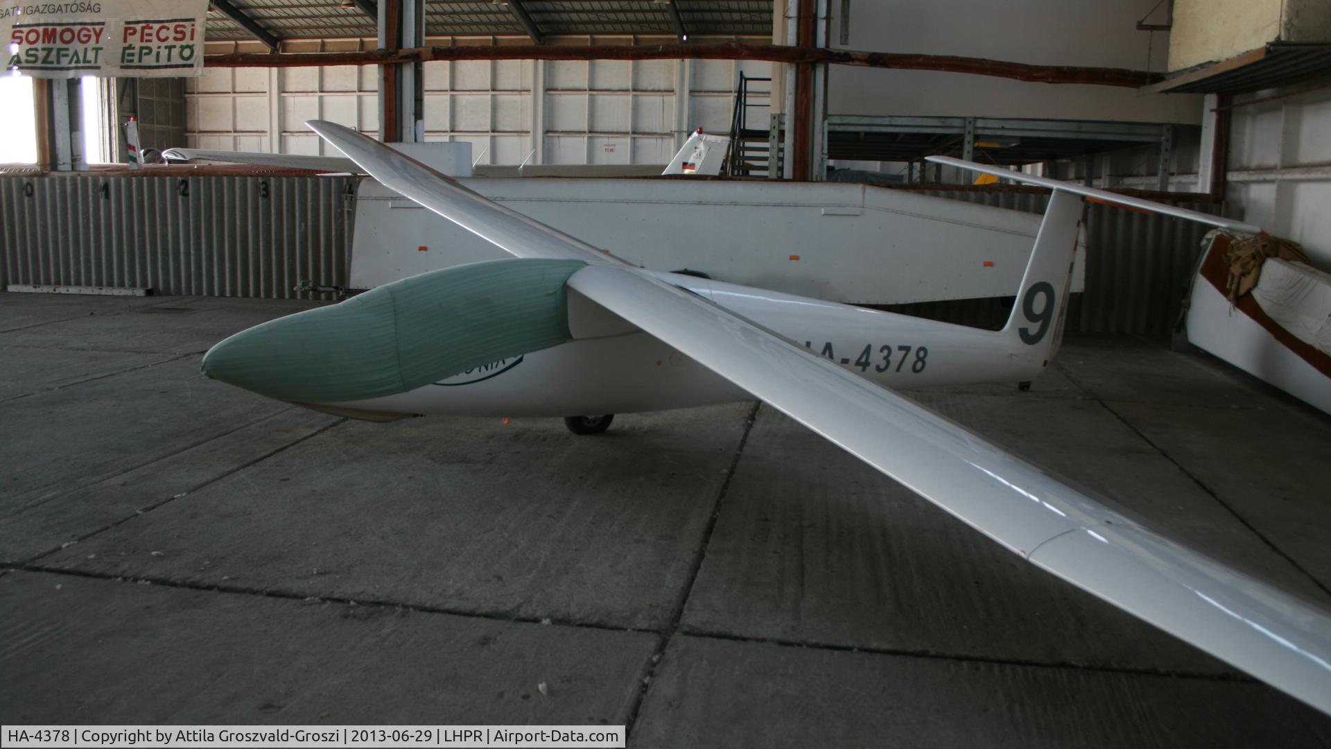 HA-4378, 1977 PZL-Bielsko SZD-30 Pirat C/N S-08.30, Györ-Pér Airport, Hungary