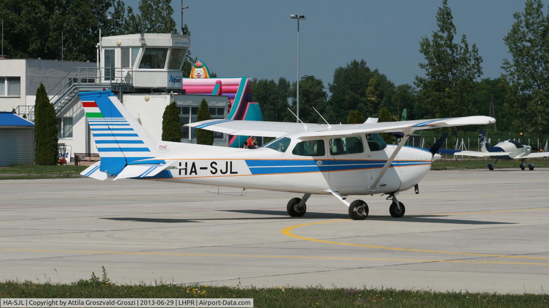 HA-SJL, 1975 Cessna 172M C/N 17265068, Györ-Pér Airport, Hungary