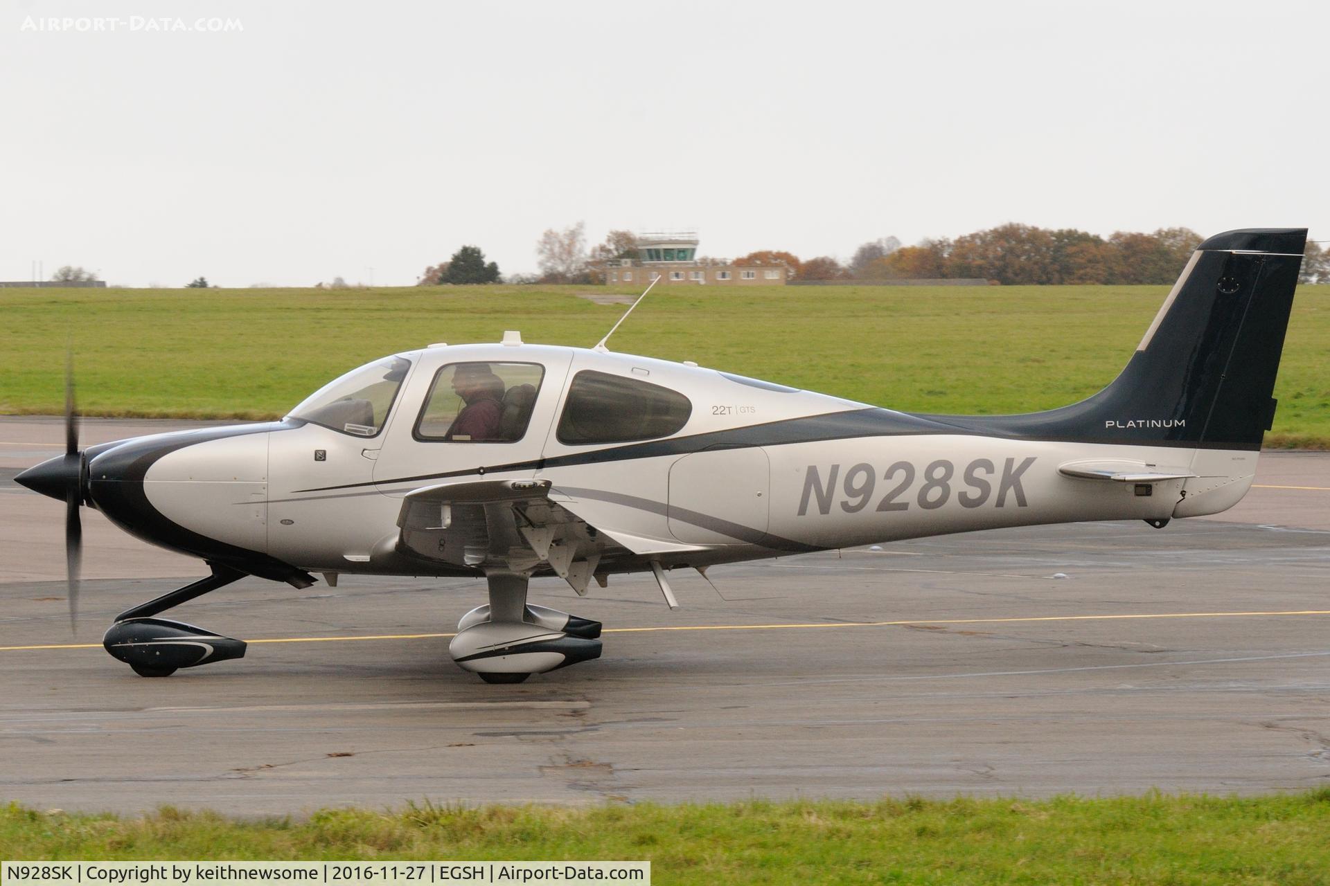 N928SK, 2014 Cirrus SR22T C/N 0928, Nice Visitor.