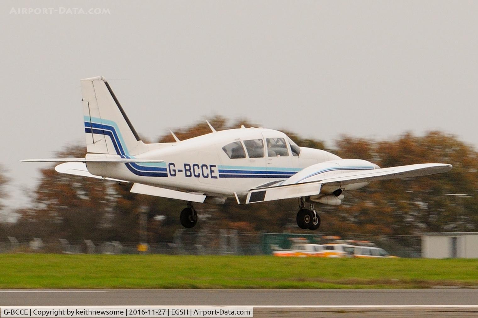 G-BCCE, 1973 Piper PA-23-250 Aztec E C/N 27-7405282, Nice Visitor.