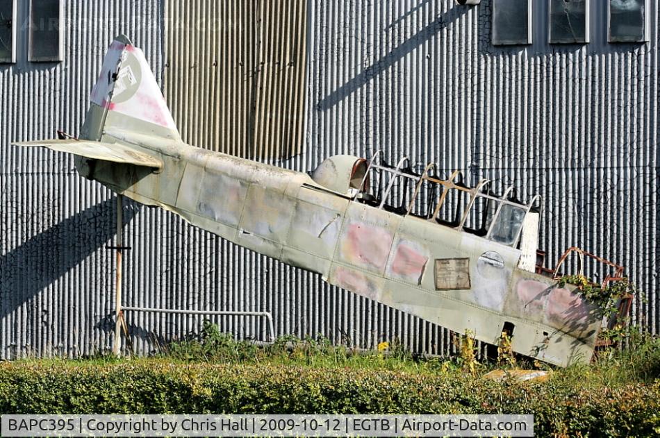 BAPC395, Pilatus P-2/05 replica C/N Not found BAPC395, Pilatus P-2 mock up that was used as a prop in the Indiana Jones and the Last Crusade movie