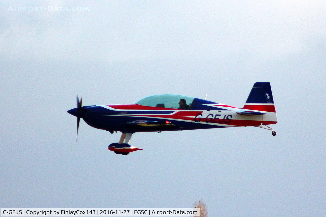 G-GEJS, 2015 Extra EA-300LT C/N LT032, Touch and Go at Cambridge (CBG)