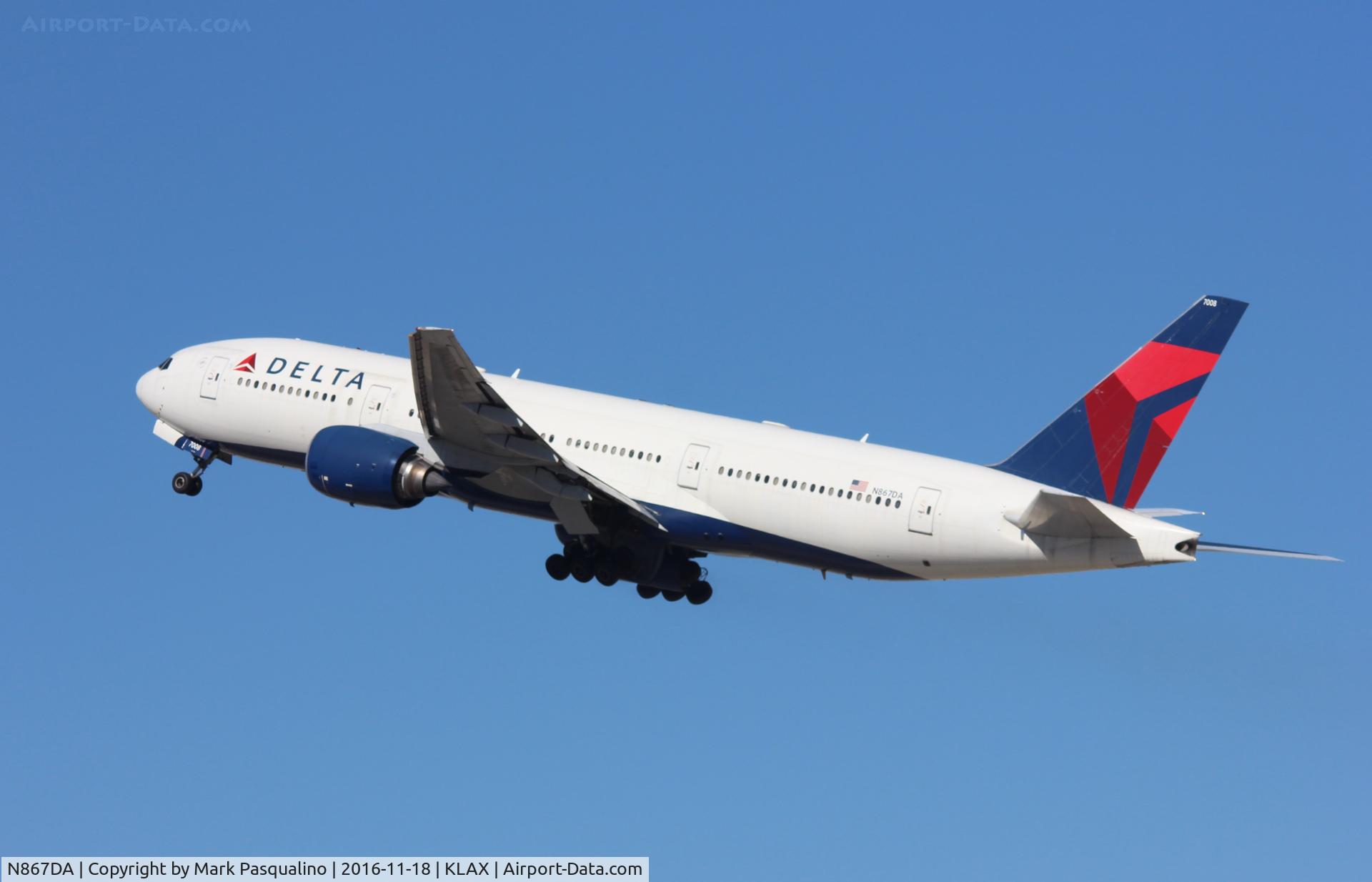 N867DA, 2002 Boeing 777-232 C/N 29743, Boeing 777-200