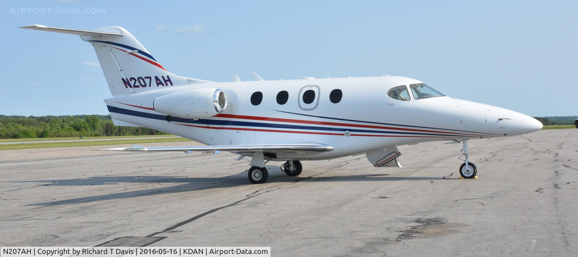 N207AH, 2007 Hawker Beechcraft Corp 390 C/N RB-207, 2007 Hawker 390 in Danville Va