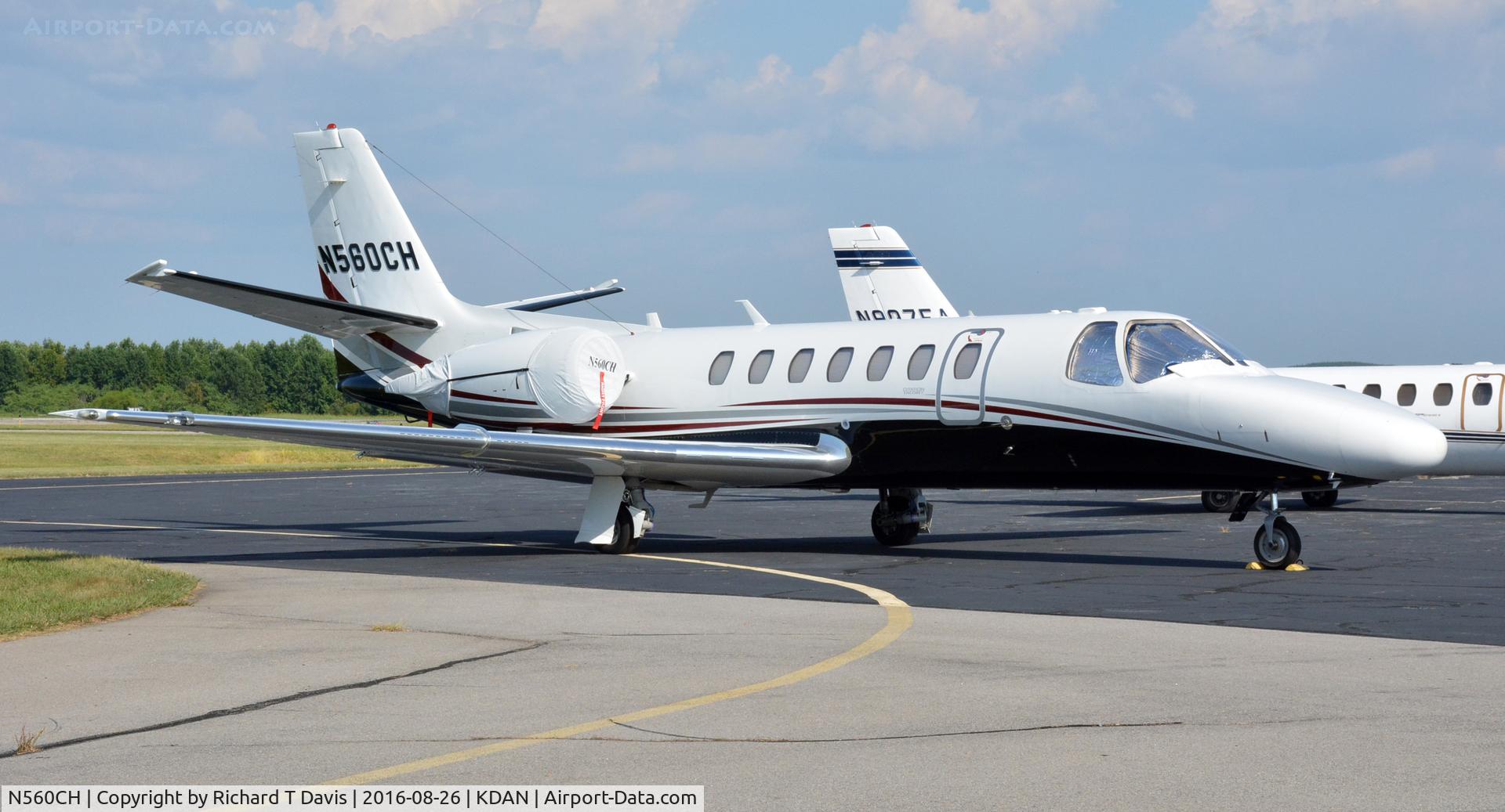 N560CH, 2008 Cessna 560 C/N 5600783, 2008 Cessna 550 in Danville Va.