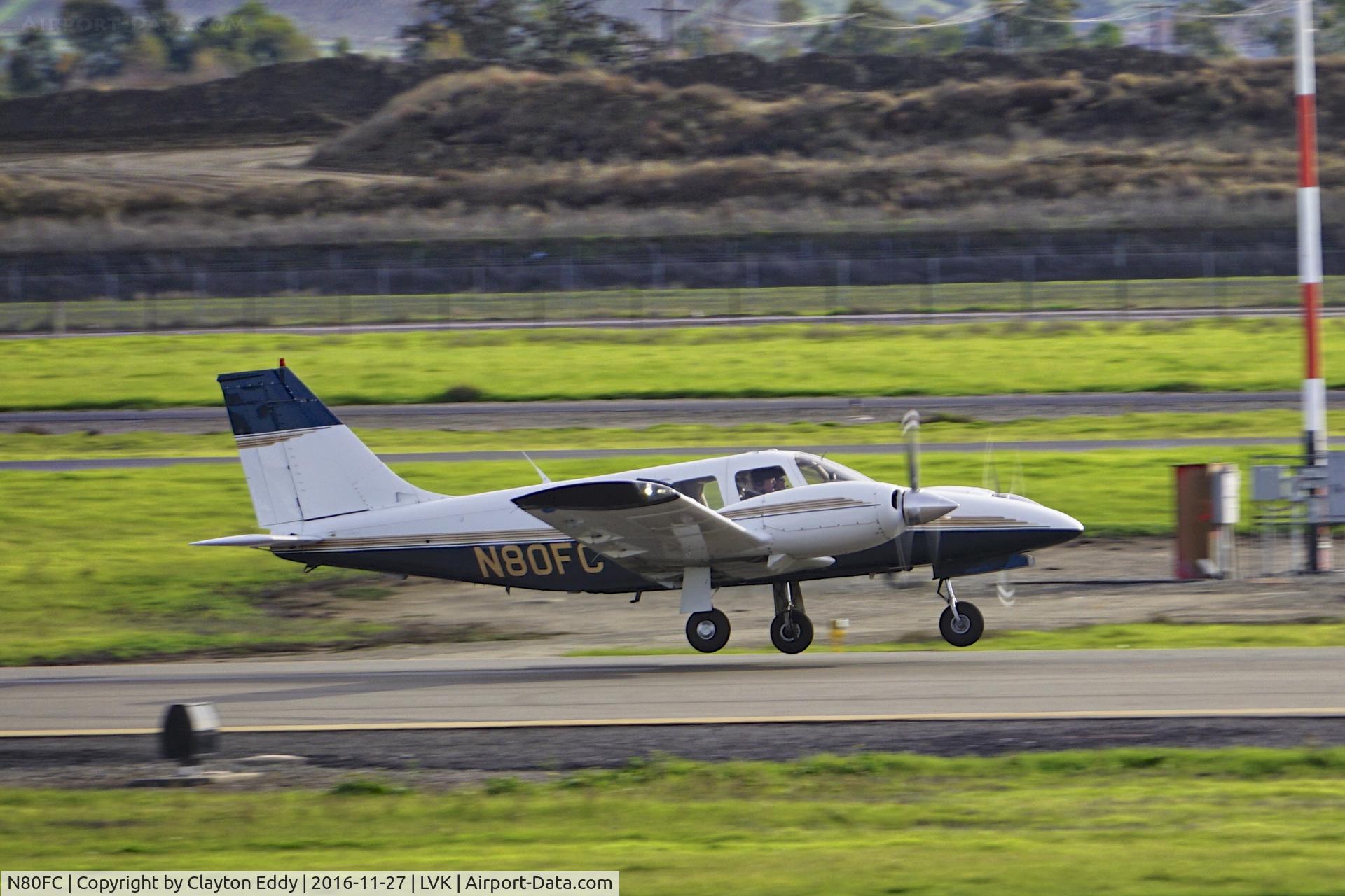 N80FC, 1980 Piper PA-34-200T Seneca II C/N 34-8070183, Livermore Airport 2016