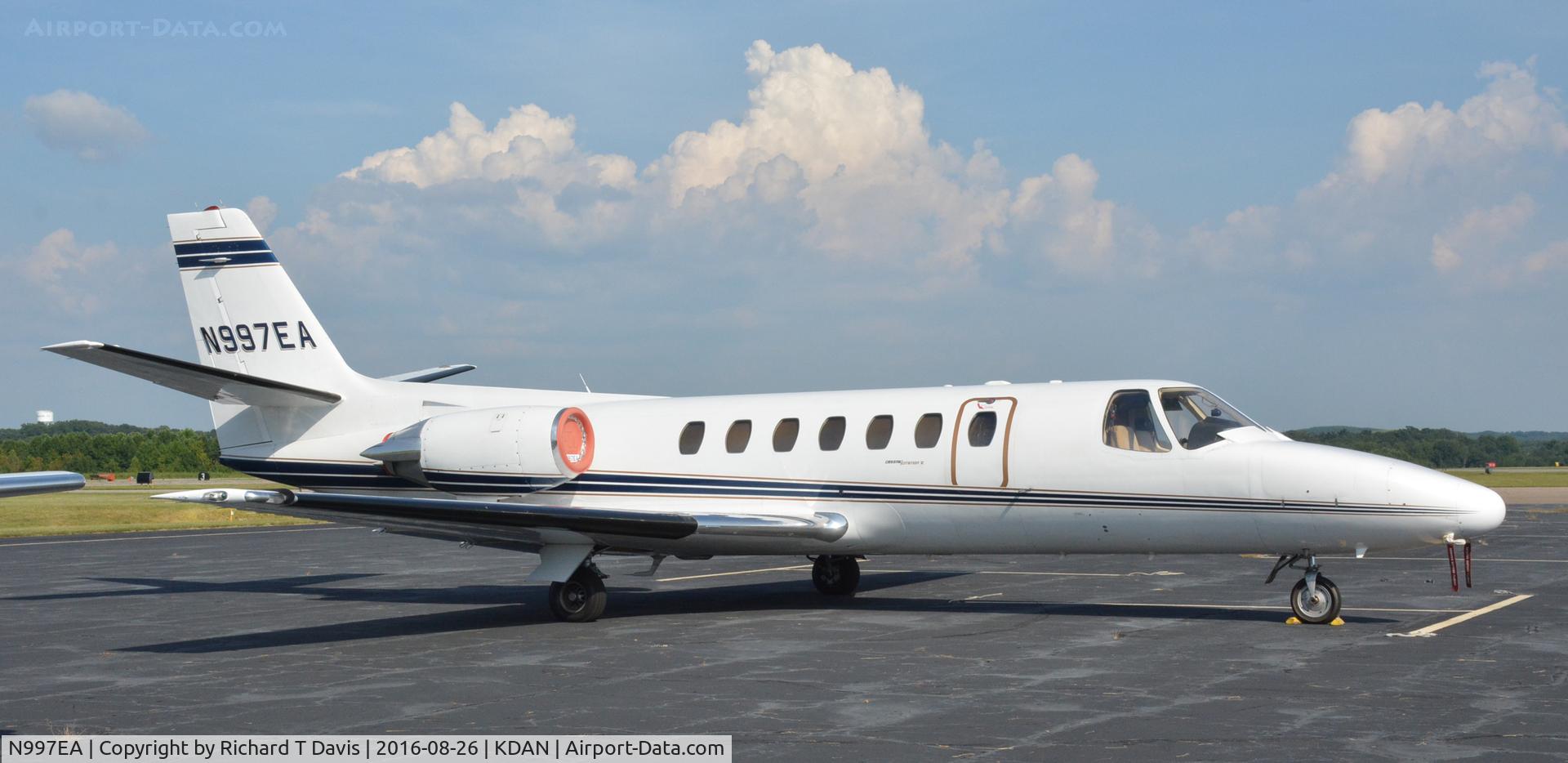 N997EA, 1992 Cessna 560 C/N 560-0178, 1992 Cessna 550 in Danville Va.