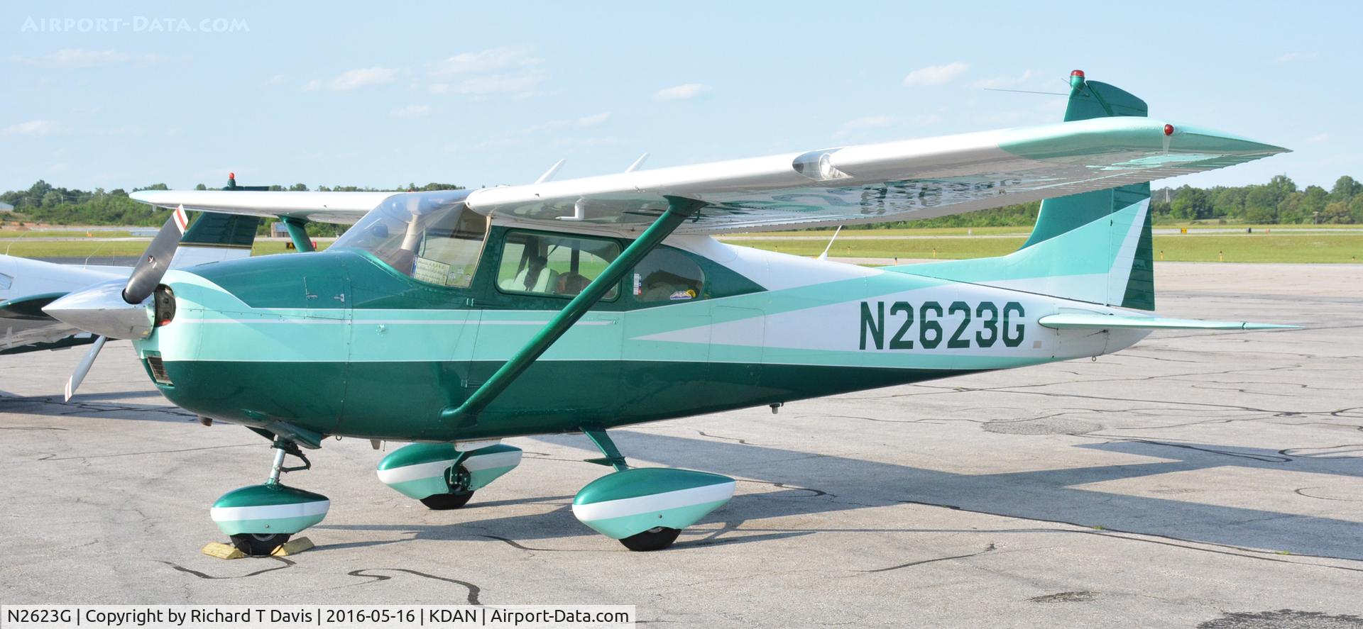N2623G, 1959 Cessna 182B Skylane C/N 51923, 1959 Cessna 182B in Danville Va. 