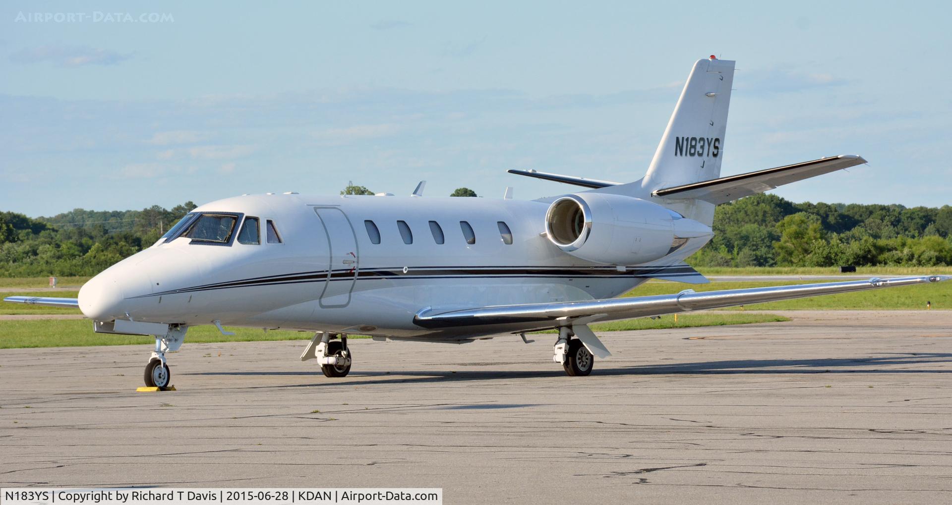 N183YS, 2003 Cessna 560XL C/N 560-5322, N183YS whatever it is in Danville Va.