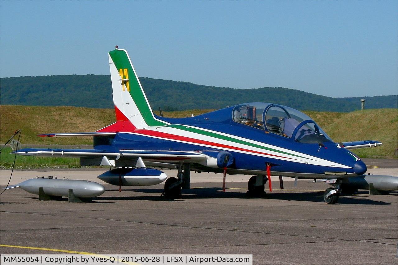 MM55054, Aermacchi MB-339PAN C/N 6848/188/AA085, Italian Air Force Aermacchi MB-339PAN, N°11 of Frecce Tricolori Aerobatic Team 2015, Luxeuil-Saint Sauveur Air Base 116