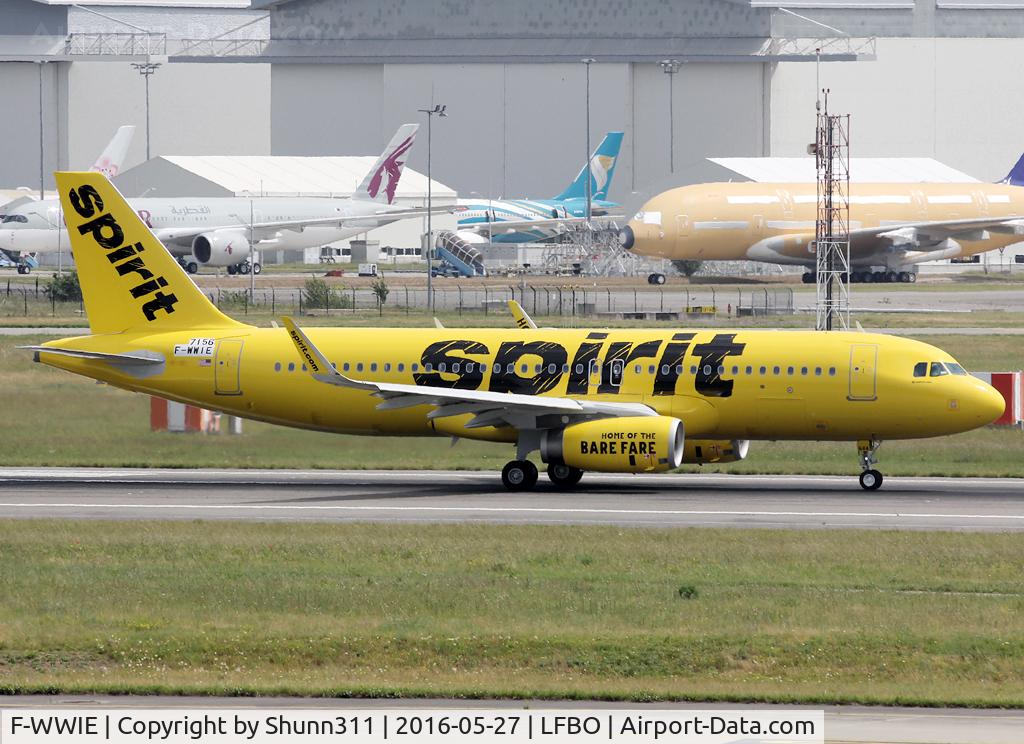 F-WWIE, 2016 Airbus A320-232 C/N 7156, C/n 7156 - To be N644NK