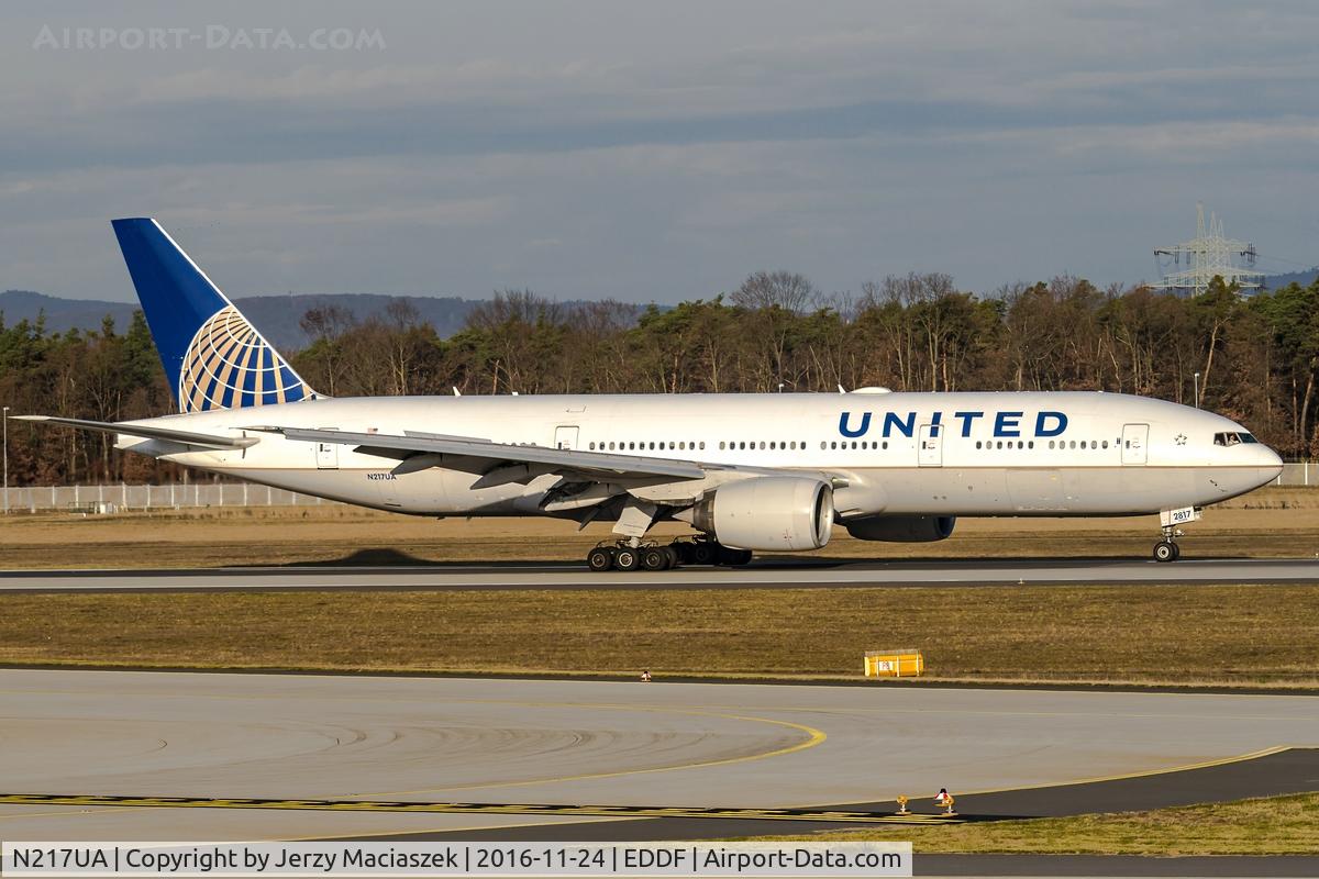 N217UA, 2000 Boeing 777-222 C/N 30550, Boeing 777-222