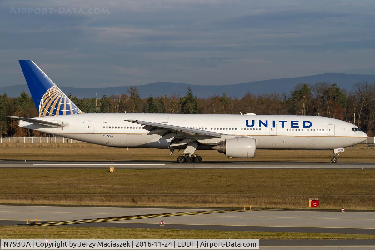 N793UA, 1997 Boeing 777-222 C/N 26946, Boeing 777-222