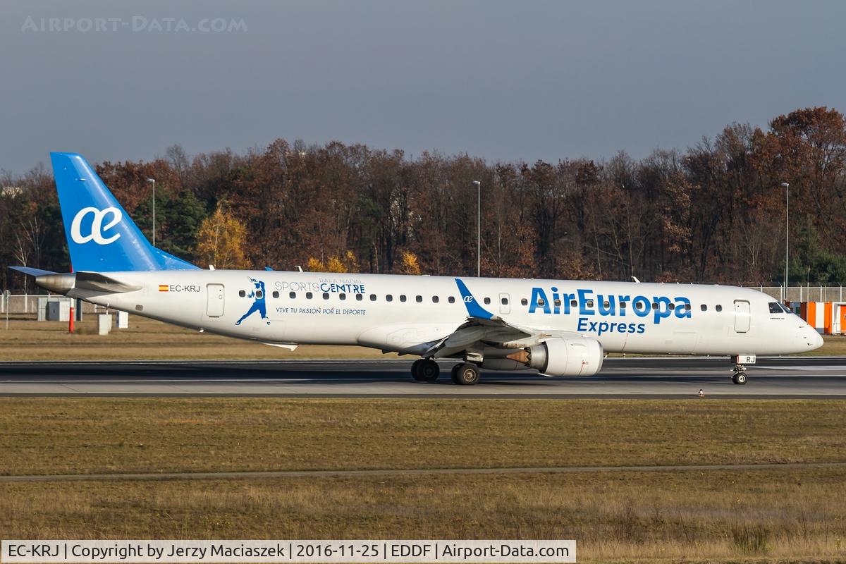 EC-KRJ, 2008 Embraer 195LR (ERJ-190-200LR) C/N 19000196, ERJ-190-200LR 195LR