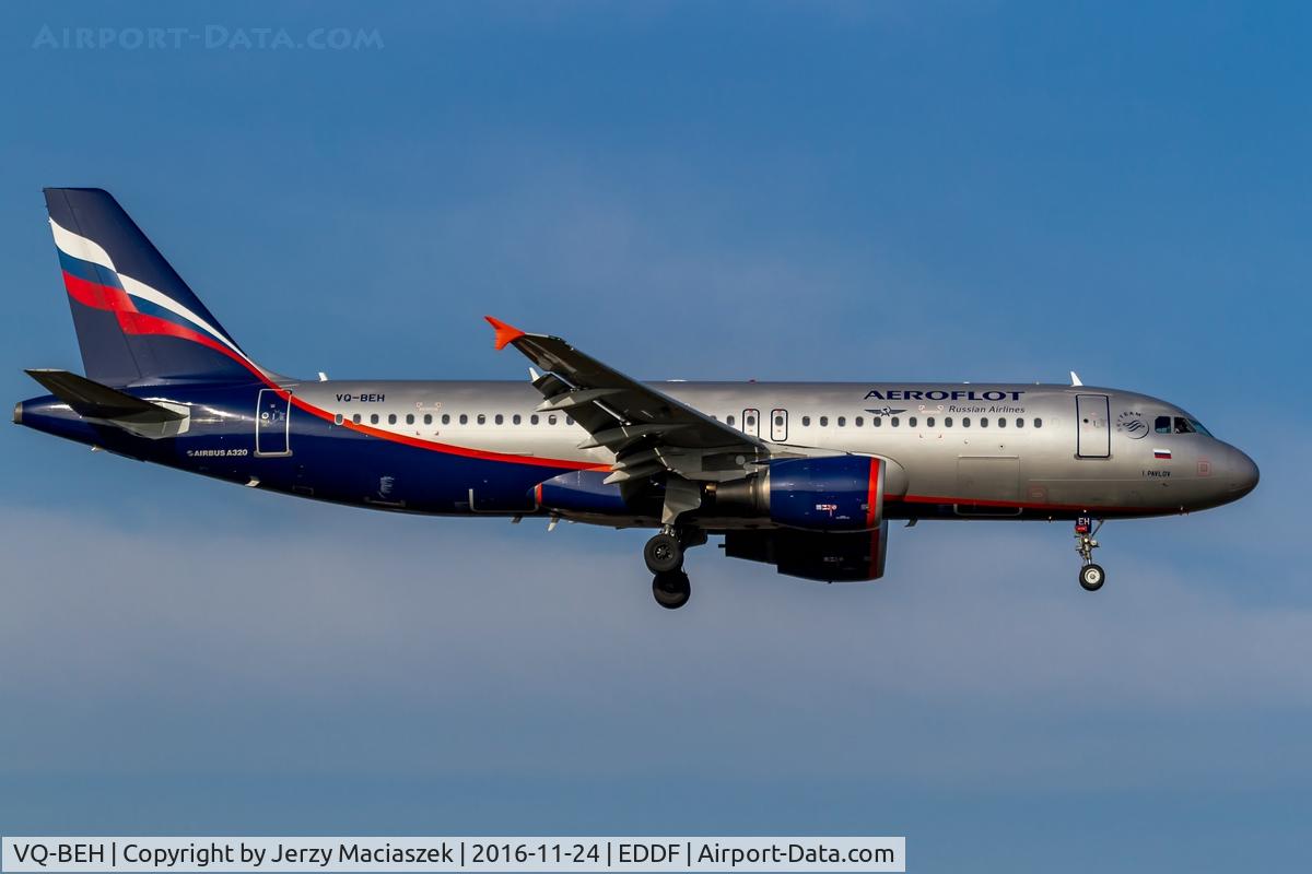 VQ-BEH, 2009 Airbus A320-214 C/N 4133, Airbus A320-214