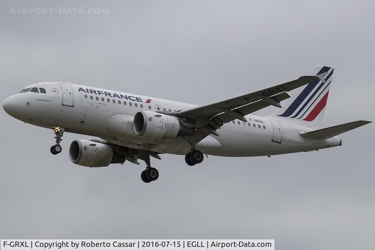 F-GRXL, 2006 Airbus A319-111 C/N 2938, Heathrow 2016