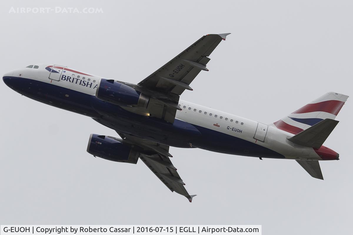 G-EUOH, 2001 Airbus A319-131 C/N 1604, Heathrow 2016
