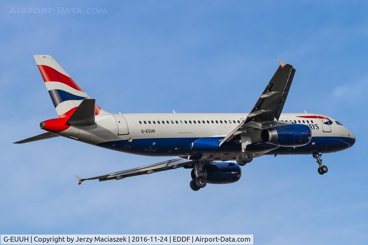 G-EUUH, 2002 Airbus A320-232 C/N 1665, Airbus A320-232