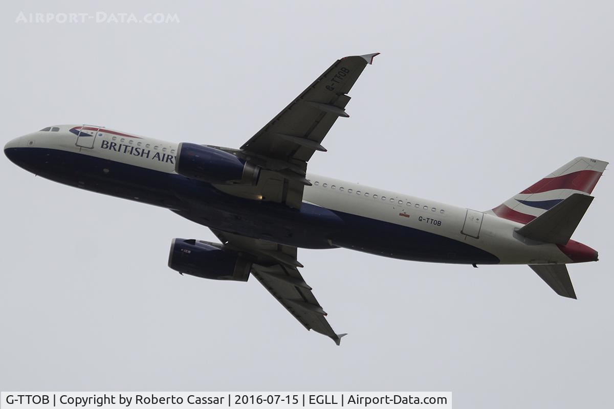 G-TTOB, 2001 Airbus A320-232 C/N 1687, Heathrow 2016